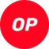 Логотип Optimism (OP)