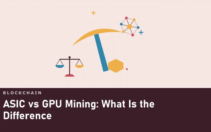 Майнинг на ASIC и на GPU: в чём разница: иллюстрация майнинговой кирки и весов для сравнения вариантов