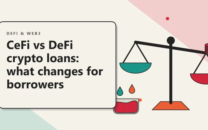 Криптокредиты CeFi и DeFi: что меняется для заёмщиков: иллюстрация весов для сравнения вариантов и пула ликвидности
