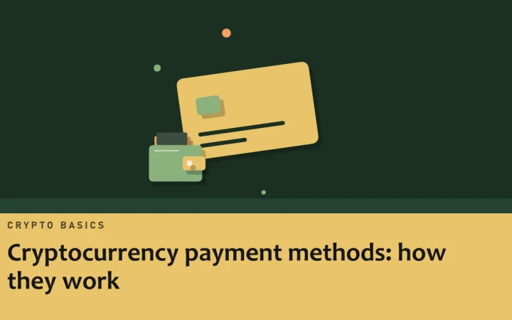 Способы оплаты криптовалютой: как они работают: иллюстрация криптокарты и криптокошелька