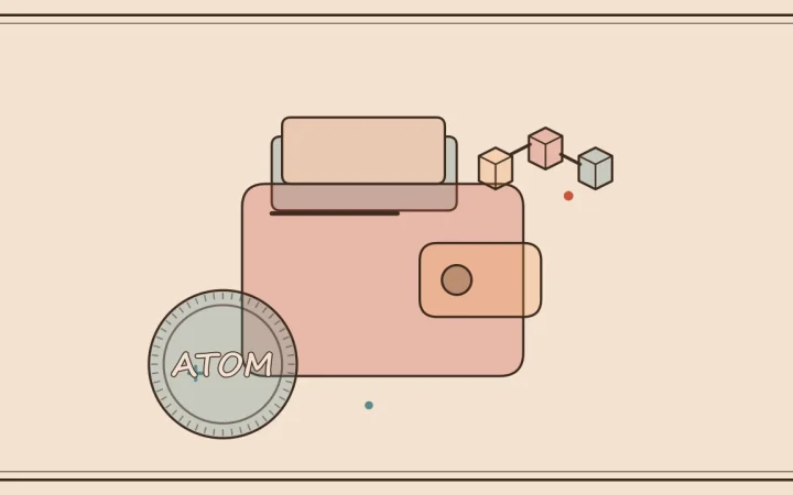 Иллюстрация криптокошелька с монетой для руководства по альткоинам и токенам