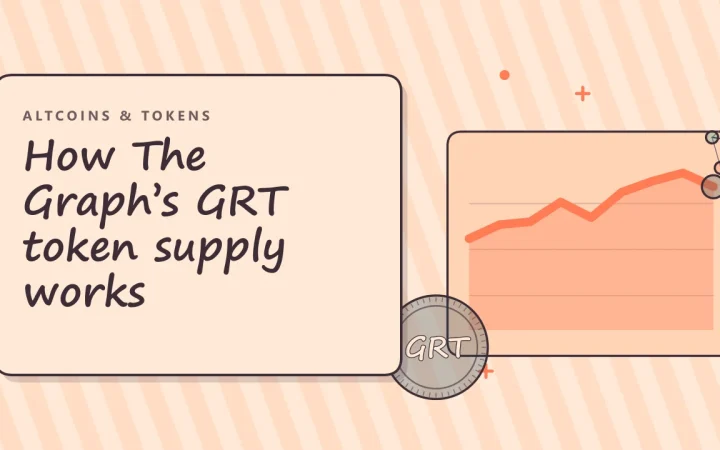 Как работает предложение токена GRT в The Graph: иллюстрация графика цены и монеты