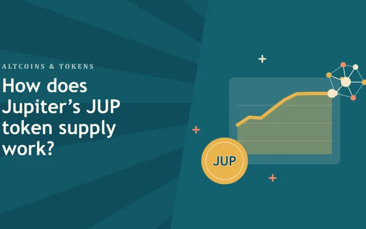 Как устроено предложение токена JUP от Jupiter: иллюстрация графика цены и монеты