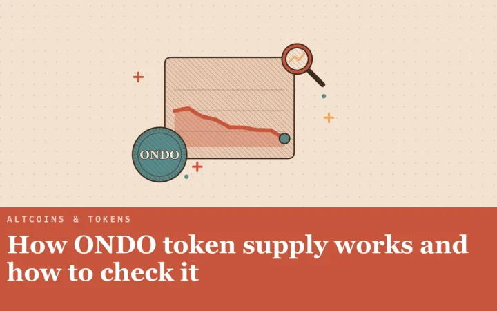 Как устроено предложение токенов ONDO и как его проверить: иллюстрация графика цены и монеты