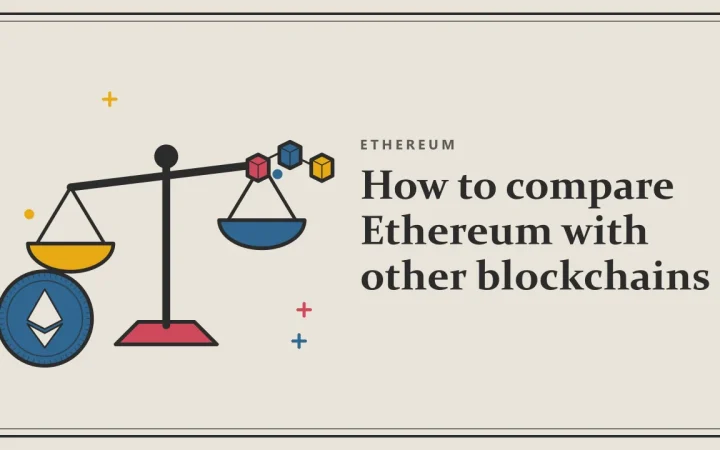 Как сравнить Ethereum с другими блокчейнами: иллюстрация весов для сравнения вариантов и монеты