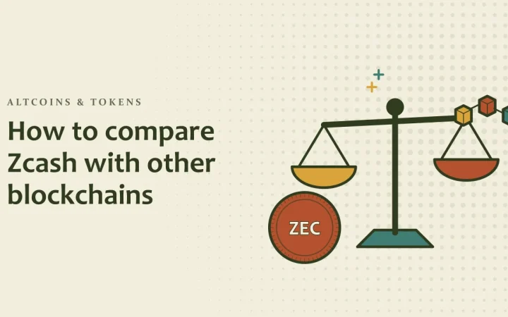 Как сравнить Zcash с другими блокчейнами: иллюстрация весов для сравнения вариантов и монеты