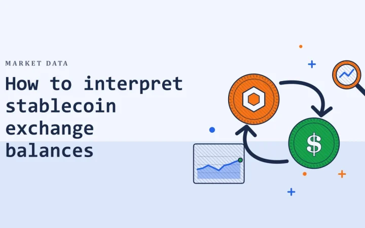 Как интерпретировать балансы стейблкоинов на биржах: иллюстрация обмена двух монет и графика цены
