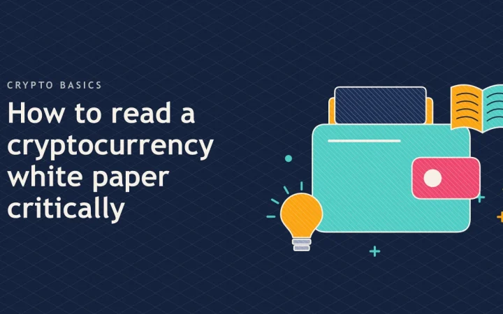 Как критически читать white paper криптовалюты: иллюстрация криптокошелька и идеи в виде лампочки