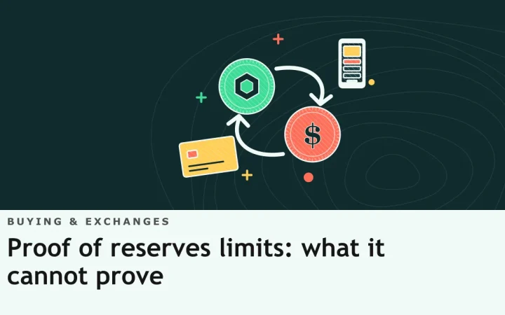 Пределы proof of reserves: что он не может доказать: иллюстрация обмена двух монет и криптокарты