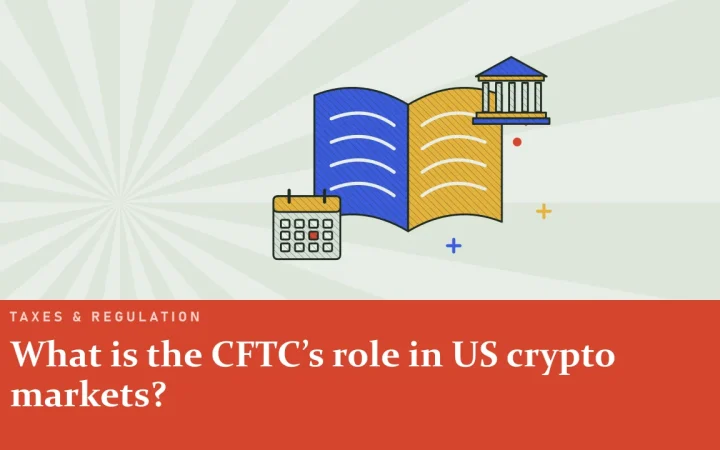 Какова роль CFTC на крипторынках США?: иллюстрация открытой книги и календаря