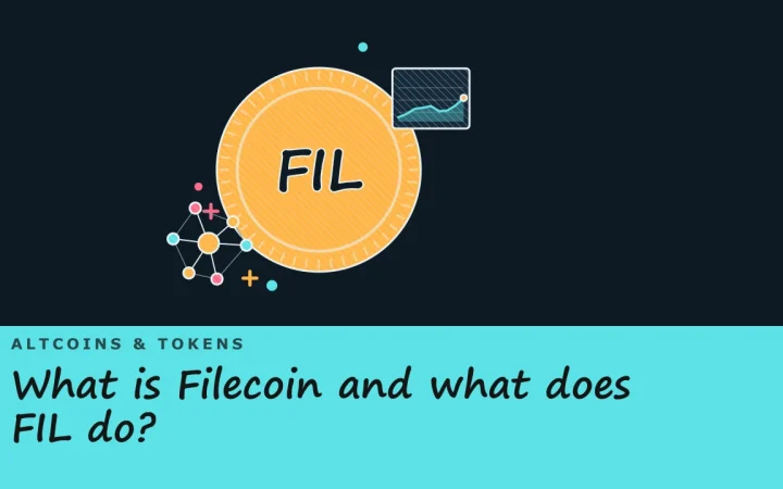 Что такое Filecoin и что делает FIL?: иллюстрация монеты и сети узлов