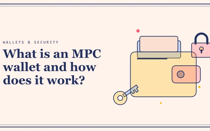 Что такое MPC-кошелёк и как он работает: иллюстрация криптокошелька и приватного ключа