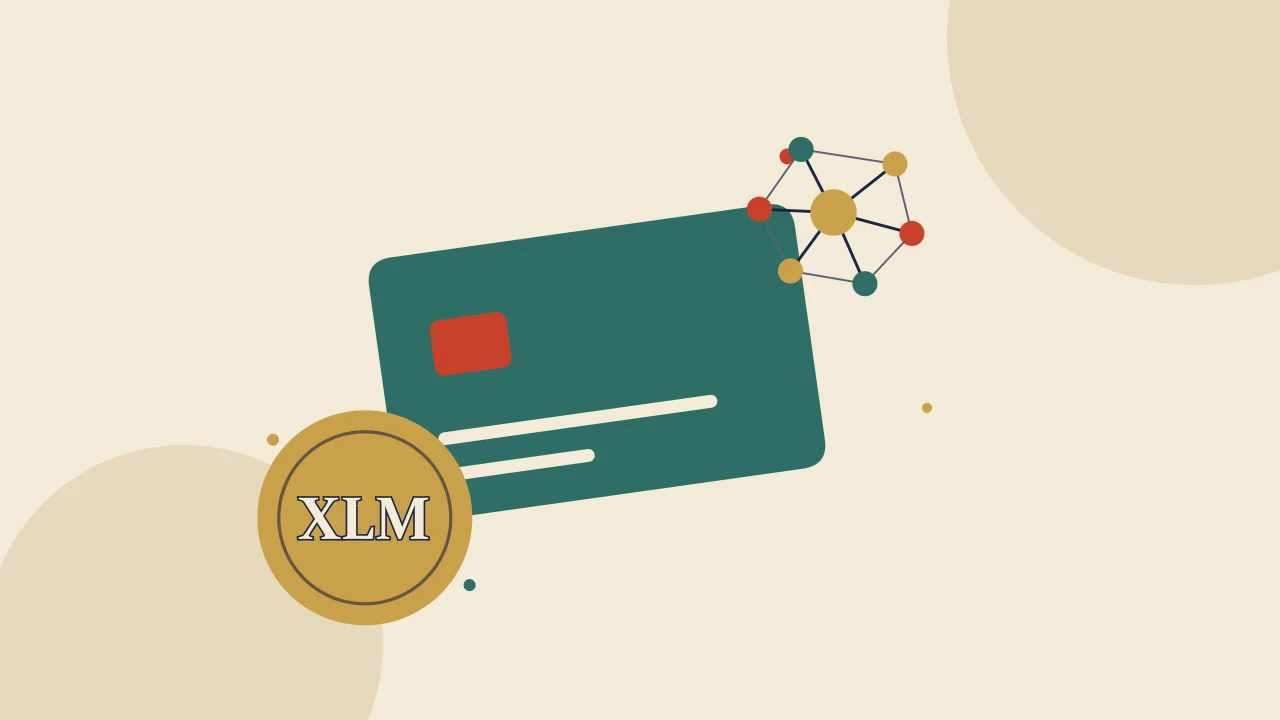 Иллюстрация криптокарты с монетой для руководства по альткоинам и токенам