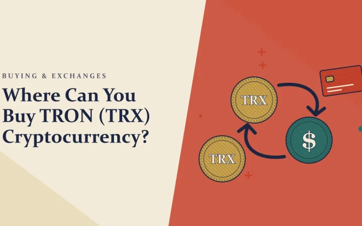 Где можно купить криптовалюту TRON (TRX)?: иллюстрация обмена двух монет и монеты