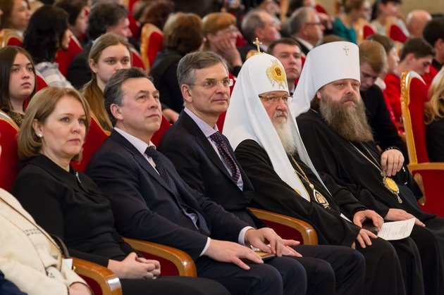 Церемония награждения победителей VI Общероссийской олимпиады школьников по Основам православной культуры