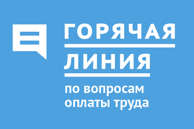 Горячая линия по вопросам оплаты труда